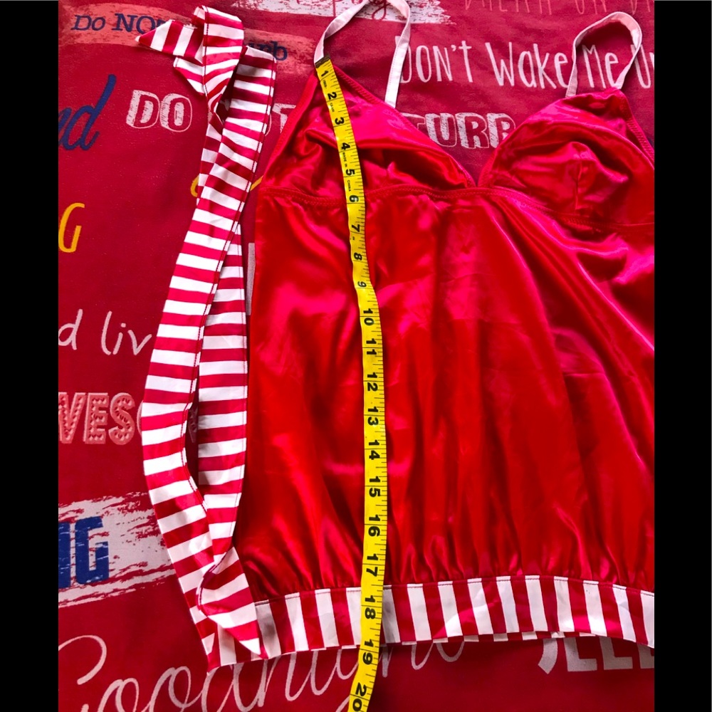 VIctoria’s Secret Sista Shei Red Cami Top L - Picture 11 of 15